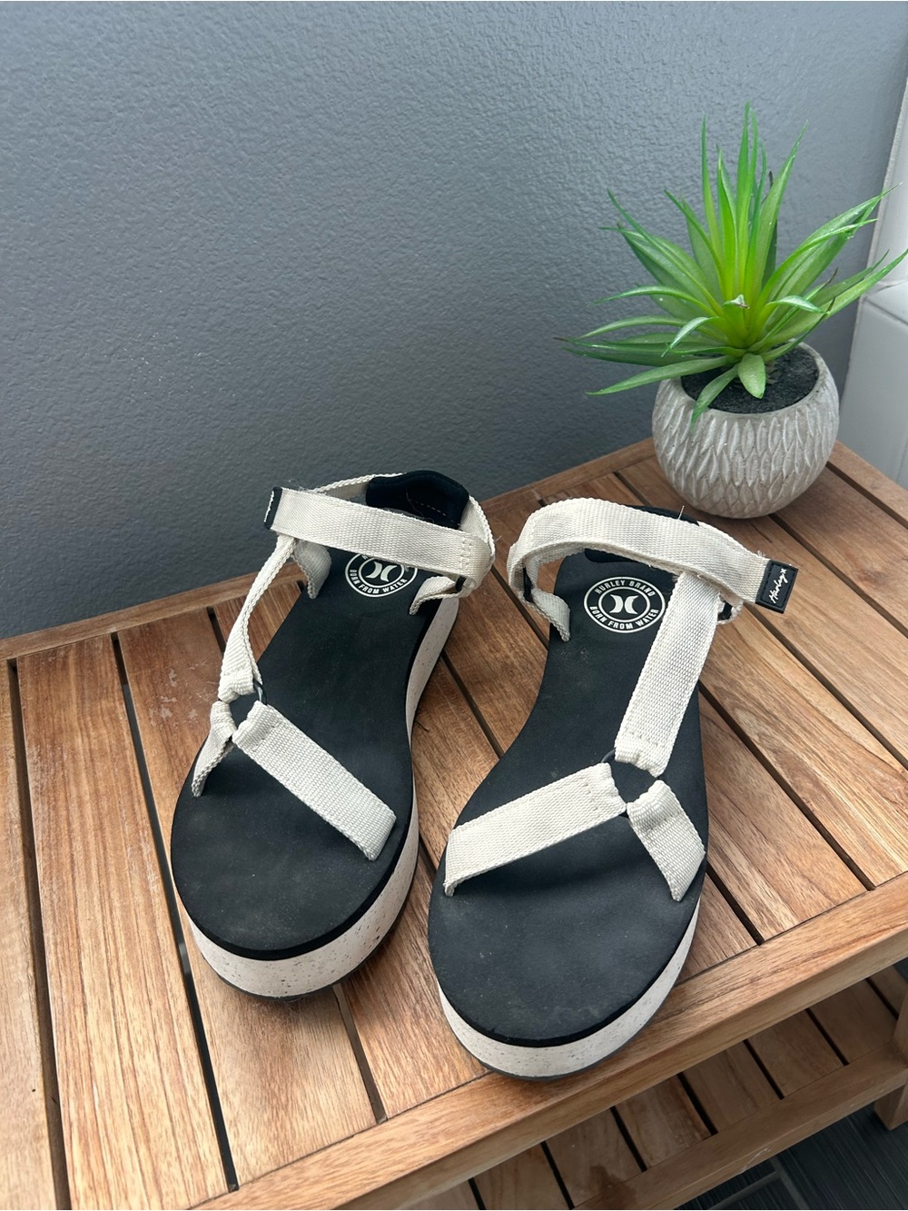 Hurley Platform Strap Sandals